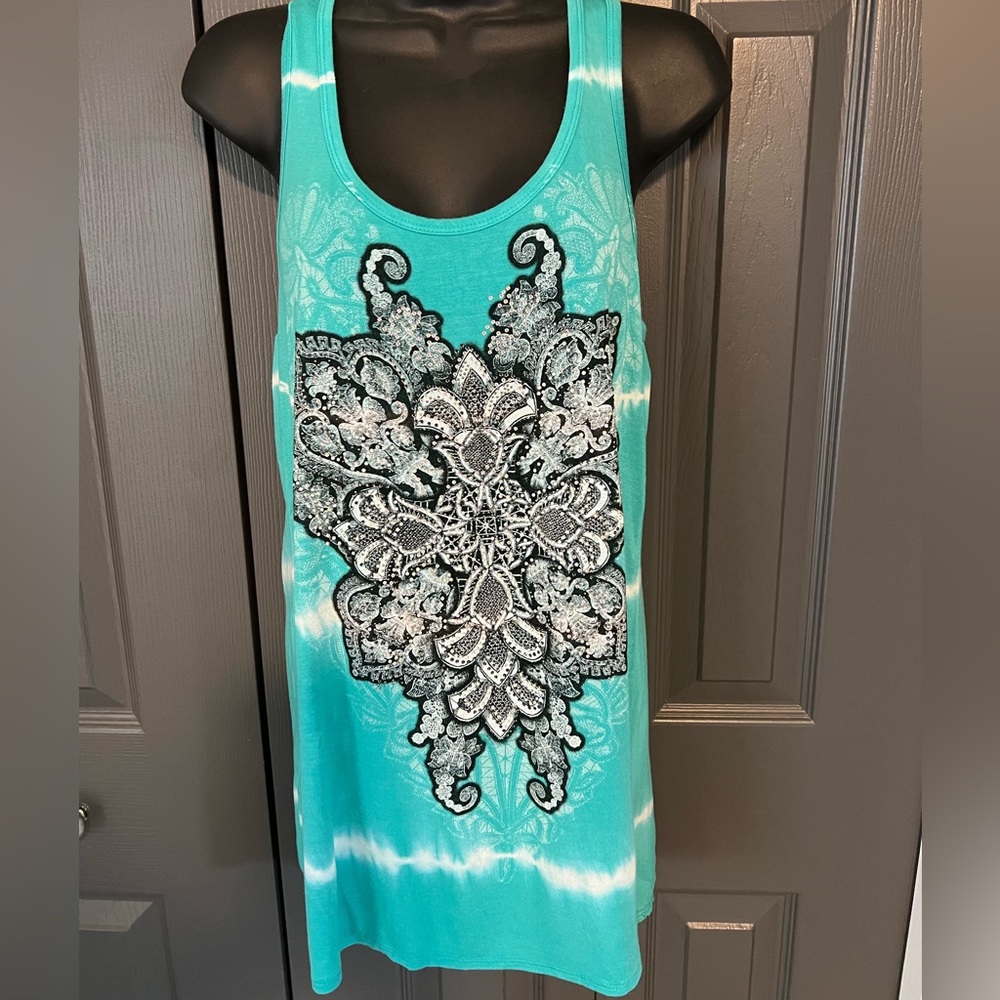 B5-120- Vocal Teal Tank Top